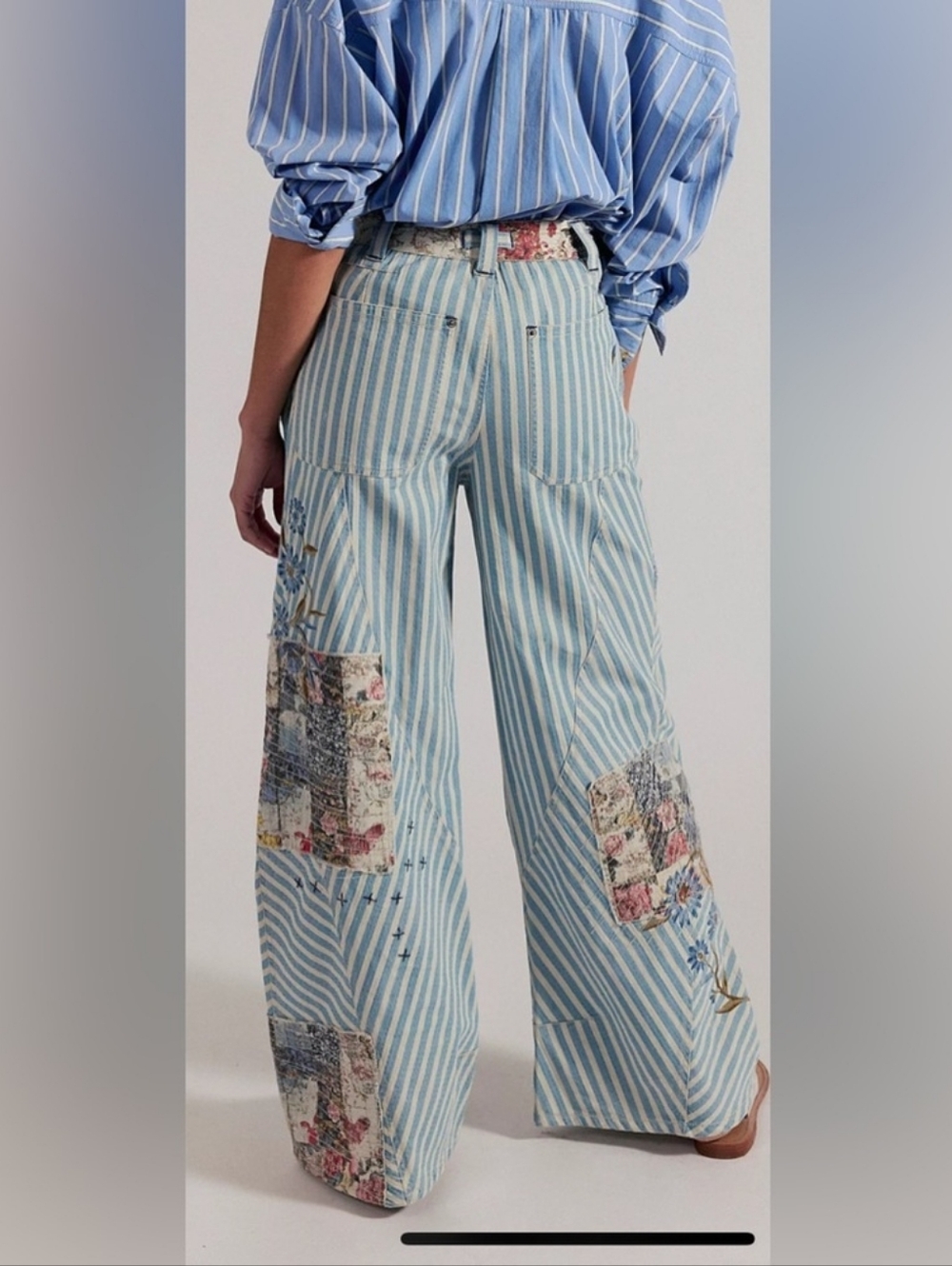 Free People Runyon Patched Craft Pants - Picture 3 of 5